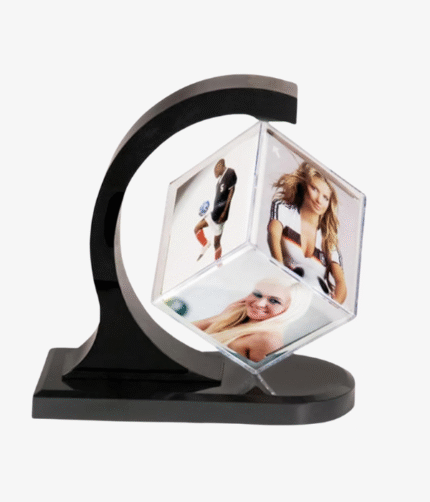 MUSHA - Plastic Customized 6 Photo Magentic Floating Cube Gifts